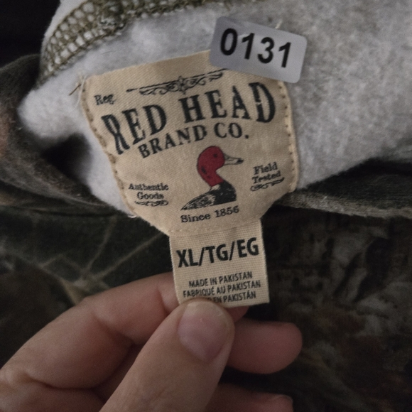 Camouflage red head hoodie - Picture 5 of 8